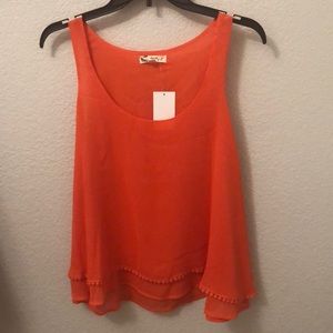 Orange tank top